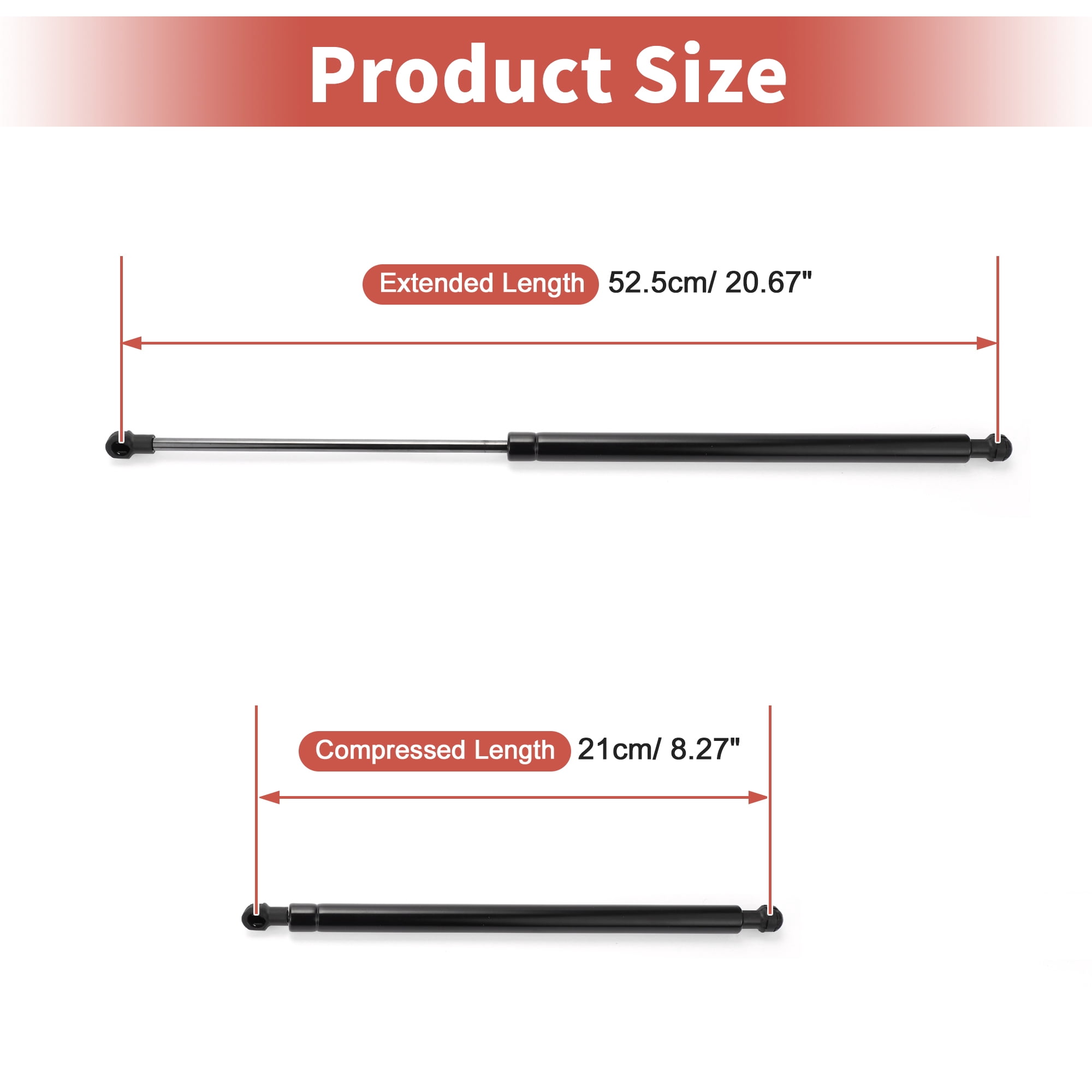 Unique Bargains 2Pcs Rear Hatch Lift Supports Gas Struts for Mazda CX-3 2016-2022 2.0L L4