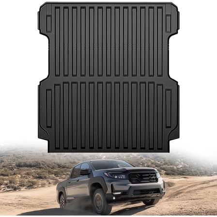 Nilight Truck Bed Mat 5.3 FT for 2017-2025 Honda Ridgeline, TPE Heavy-Duty Pick-up Bed Liner for Honda Accessories, Anti-Slip Texture, All Weather Protection