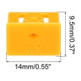 thumbnail image 2 of Uxcell 10pcs Port Blocker Locking SFP Port/Dust Blocker with Metal Color Coded Keys Yellow, 2 of 5