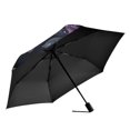 thumbnail image 2 of FORMRS Travel Umbrella Folding Auto Open Close Windproof Rain UV Protection, Roses and Pearls, 2 of 8