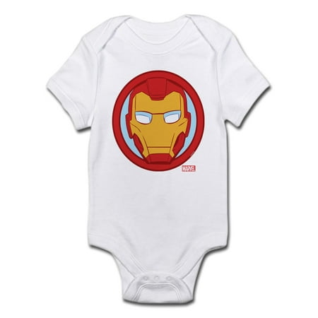 

CafePress - Iron Man Icon - Baby Light Bodysuit