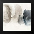 thumbnail image 2 of PI Studio 12x12 Black Modern Framed Museum Art Print Titled - Crackle Shapes I, 2 of 5