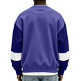 thumbnail image 5 of qafoshin Mens Color Block Crew Neck Long Sleeve Pullover Tops, Fashion Basic Regular Fit Casual Sweatshirts, 5 of 5