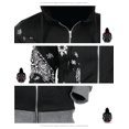 thumbnail image 4 of Ma Croix Mens Slim Fit Jacket Pullover Multi Design Sweater Sweatshirt Hoodies, 4 of 4