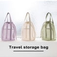 thumbnail image 2 of MesaSe Mesh Toiletry Bag Large Capacity Organize Dry Essentials Handheld Foldable Lightweight Design Trip Pouch, 2 of 11