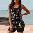 thumbnail image 4 of LSLJS Women Conservative Print Strappy Back Set Two Piece Swimsuits Swimdress, Tankini Swimsuits, 4 of 6