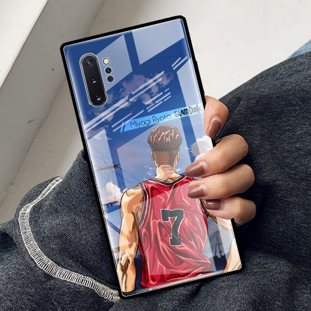 Étui en verre Slam Dunk Anime pour Samsung, housse de téléphone portable, Galaxy S20 FE, S10, S9, S8 Plus, Note 20 Ultra, 10 Lite, 9, 8 qiuyongming unisex