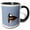Black/White, variant on 3drose, Hooded Merganser Male in Wetland, Marion County, Illinois., 11oz Magic Transforming Mug