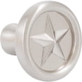thumbnail image 4 of Texas Star Cabinet Knob, 1-1/4 Inches, Satin Nickel by Stone Harbor Hardware, 4 of 4