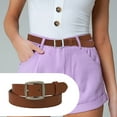 thumbnail image 2 of Tiqkatyck Belt Buckle Sales Today Clearance Women's Belt Casual Belt Retro Fashion Decoration Square Imitation Leather Belts for Women A, 2 of 5