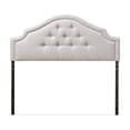 thumbnail image 1 of Bowery Hill Modern Upholstered Full Headboard in Grayish Beige, 1 of 4