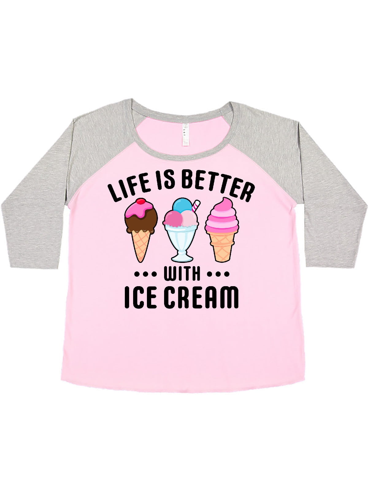 Ice Cream Women's Plus Size T-Shirt 