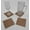 Chocolate Brown, variant on Splatter Cloth Coasters by Penny's Needful Things (Set of 4) Chocolate Brown