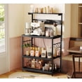 thumbnail image 2 of Amadwell Kitchen Bakers Rack with Power Outlets, 31.5" Large Microwave Stand, Coffee Bar Station, 2 of 9