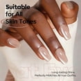 thumbnail image 4 of modelones Cat Eye Gel Nail Polish Nude Gel Polish Glass Shimmer Glitter with Magnet Silk Cat Eye Holographic Reflective Soak Off LED Nail Art Manicure 15ML, 4 of 7