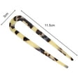 thumbnail image 2 of TNOBHG U-shaped Hairpin Updo Hair Stick U-shaped Acrylic Bun Hairpin Secure Fixation Hair Stick for Women's Hairstyling, 2 of 8
