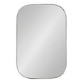 thumbnail image 2 of Kate and Laurel Rollo Decorative Framed Wall Mirror, Silver 20x30, 2 of 8