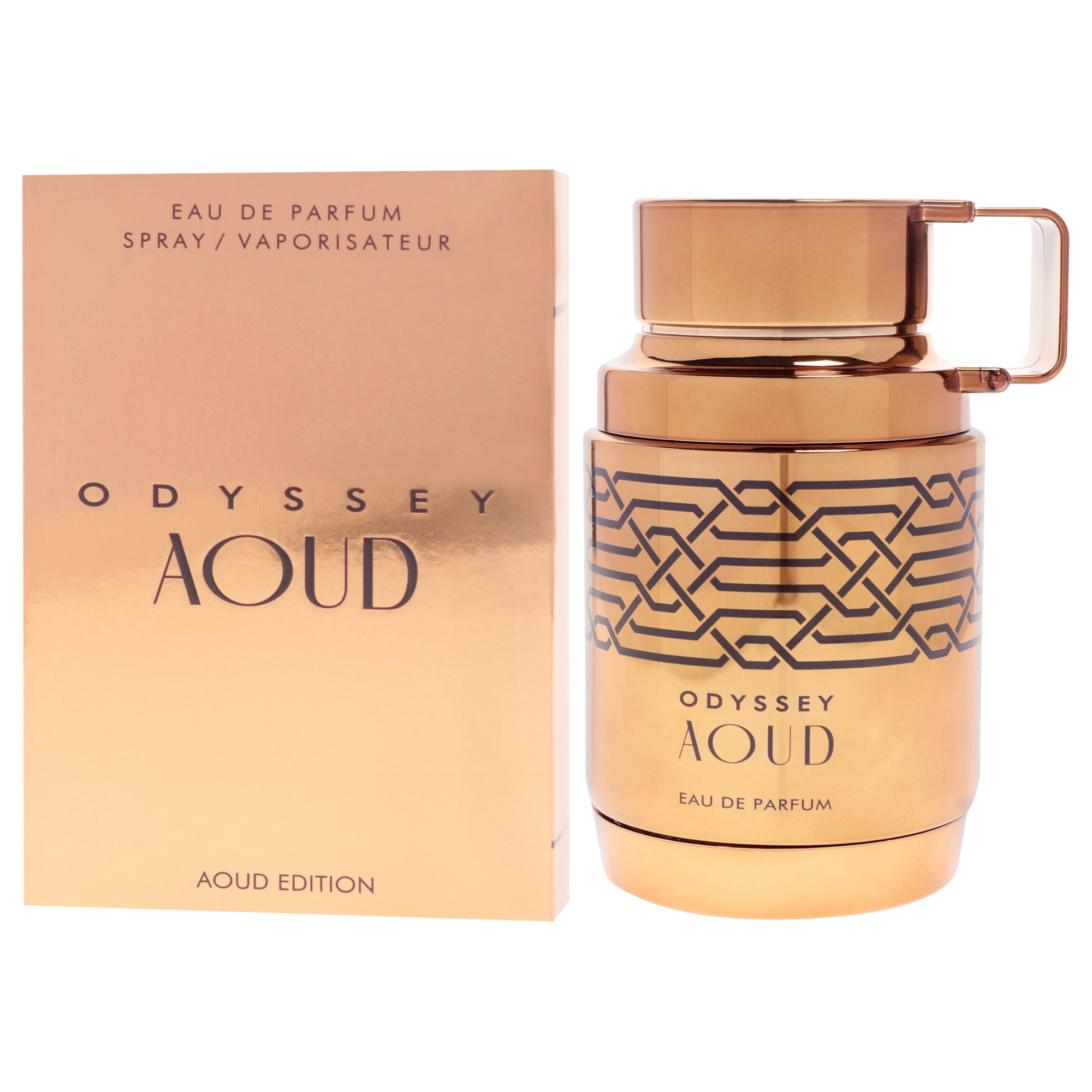 Armaf Odyssey Aoud Perfume for Men, Woody Spicy Fragrance, 3.4 oz