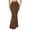 Brown, variant on Summer Saving! Ashirexll Womens Maxi Skirts High Waisted Skirts for Women and Elegant Maxi Skirt Solid Color Elastic Waist Pleated Long Skirts