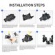 thumbnail image 5 of Scienceny Soporte Buffer Suministros para motocicletas Base anticubo exquisita Equipos de ciclismo Firmeza Soporte para bicicleta de acero inoxidable Accesorios para motos Scienceny VI015515-01, 5 of 6