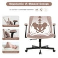 thumbnail image 6 of Premium Fabric Office Chair, Pink, 6 of 13