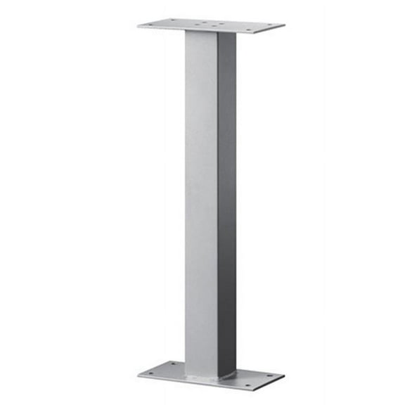 Salsbury Standard Pedestal-Bolt Mounted For Roadside Mailbox-Silver