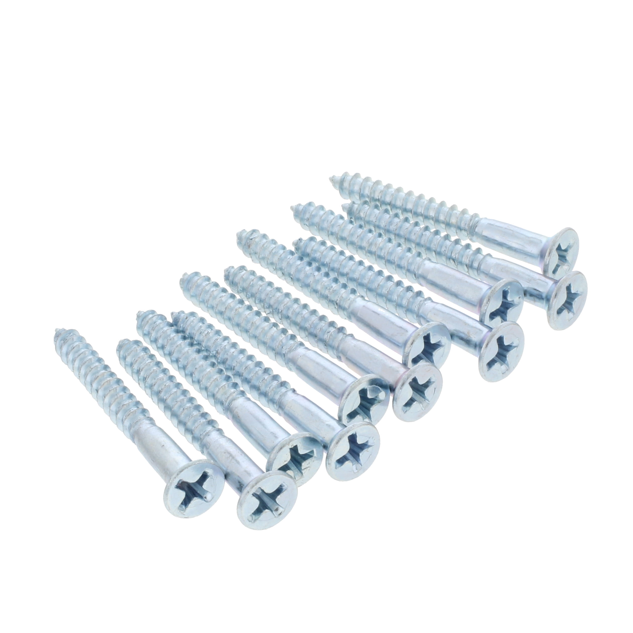 Bulldog Hardware #8 x 1-1/2 in. Phillips Flat Head Wood Screw, Zinc Plated (11 Pack)