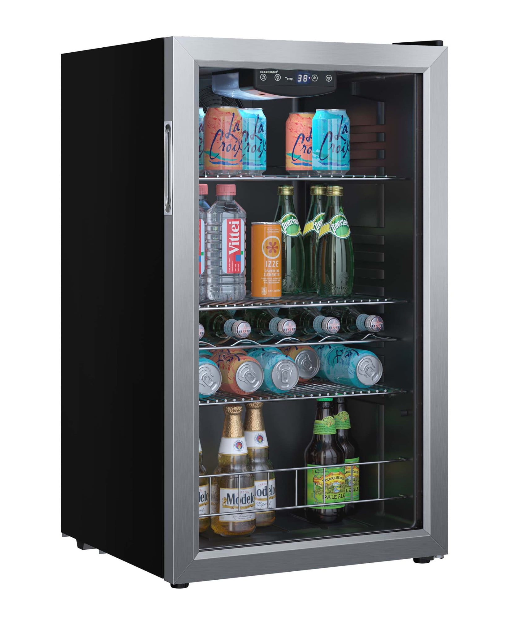 EdgeStar Bwc121 19" Wide 105 Can Capacity Extreme Cool Beverage Center - Stainless Steel