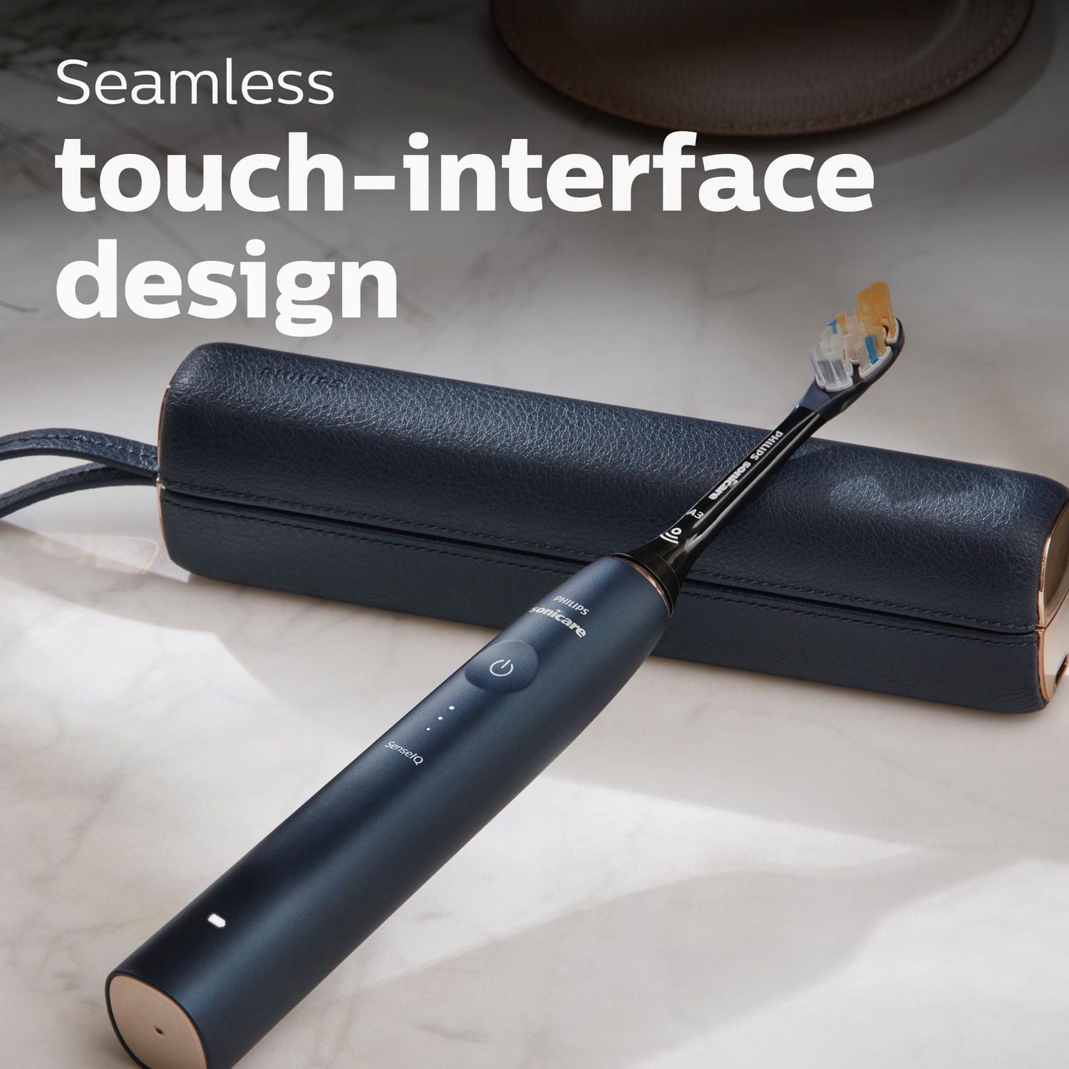 Brosse à dents rechargeable Philips Sonicare Prestige 9900, dotée de la technologie SenselQ, bleu minuit, HX9990/12