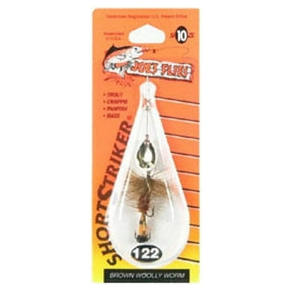 Joe's Flies Inline Spinner Short Striker Size 10 Brown