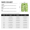 thumbnail image 4 of Kdxio Green White Flowers Print Mens Sleep Shorts Bottoms Soft Comfy Pajama Wear Pants with Drawstring Pockets, 4 of 7