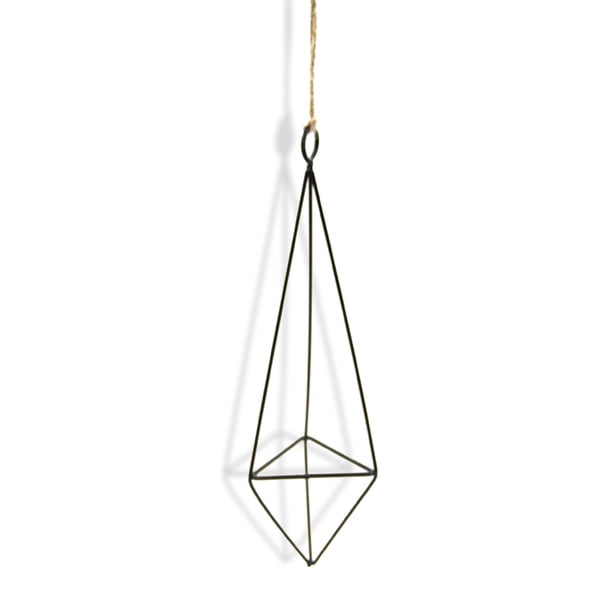 Wosthever Soporte para plantas de aire, percha geométrica, contenedor para interiores y exteriores, estante para sala de estar y dormitorio, adorno para Jardín y Patio Pequeña