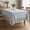 Blue, variant on Gingham Ruffled Tablecloth Blue/White Plaid Checkered Rectangular 100% Washed Cotton Table Cover for Vintage Chic Sweet Dining Farmhouse Decor Cottagecore Party(60x102 Fits 7-9 Seats)