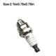 thumbnail image 4 of Chinsaw Sparks Power Saw Trimmer Machine Hardware SparkPlug Motor Suplementos Reemplazo para L7T BM6A BPMR7A RCJSY 5 Piezas Kearding TO001302-00, 4 of 5