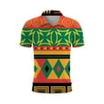 thumbnail image 3 of QBGSAY Polo Shirts African Traditional Pattern Print Shirt Casual Short Sleeve Shirts Printed Dashiki For Men Classic Golf Shirts, 3 of 4