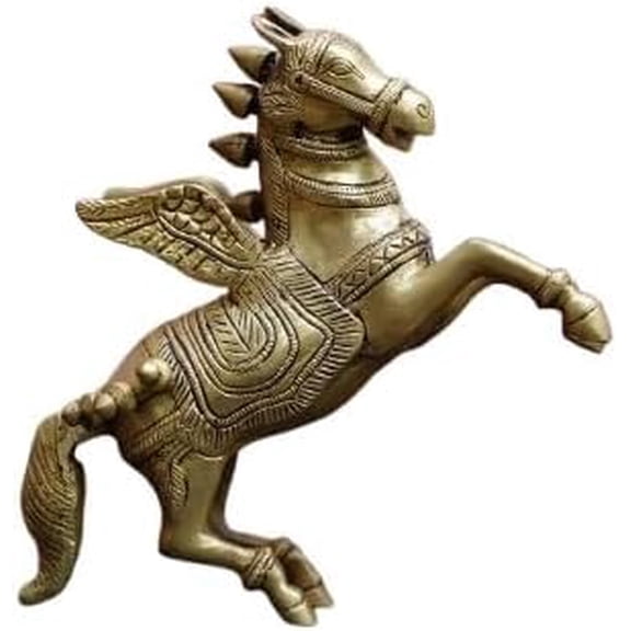 brass flying horse / pegasus statue / showpiece for home dcor