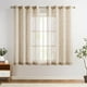 thumbnail image 2 of Cortinas traslúcidas Jinchan con bordado de hojas 160x160 cm 2 paneles, 2 of 7