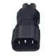 thumbnail image 2 of Zócalo de conversión,Conector de adaptador de servidor IEC C14 a C7 PDU,Adaptador IEC C14 a C7 PDU macho hembra,Enchufe de conversión Contacto de protección para el hogar,Enchufe de viaje, 2 of 9