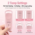thumbnail image 4 of Heated Eyelash Curler, Portable Travel-Size Mini Electric Heated Lash Curler - 2-Level Adjustable Temp & Type-C Recharge, 10S Heat 3S Style 24H Lift for Long-Lasting Natural Effortless Curves, 4 of 7