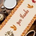 thumbnail image 2 of Fall Maple Leaf Table Runner, Autumn Thanksgiving Kitchen Dining Table Decoration for Home Party Decor 13x108 Inches, 2 of 9