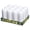 White, variant on Bolsius White Pillar Candles Unscented, 62 Hour Burn Time, 12 Pack, 2.7x6.7 Inch, Dripless & Smokeless