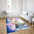 thumbnail image 4 of Watercolor Hello Winter Chihuahua Chill Christmas Welcome Indoor Rug Dog Lover Gifts Idea Carpet Living Bed Room Sofa Home Decor - 00016, 4 of 5