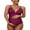 Red, variant on Ruched Side One Piece Swimsuit for Maternity V Neck Pregnancy Swimwear Modest Bath Suit