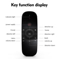 thumbnail image 3 of Graflsoa 2.4G Wireless Air Mouse Keyboard with Built-in Battery, Plug & Play, Anti-Shake Design for Smart TV, PC, Android TV Box, Compatible with Windows, Mac OS, Linux, 3 of 7