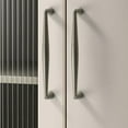 thumbnail image 4 of HDJNal 6 Pack Antique Silver Kitchen Drawer Pulls Retro Cabinet Hardware - 7.56''(192mm) c-c Vintage Silver Dresser Handles for Bar Cupboard Closet Wardrobe, 4 of 7
