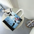 thumbnail image 5 of Custom Picture Canvas Tote Bag, Double-Sided Customizable, Personalized Reusable Bag, 16X15 Inches., 5 of 8