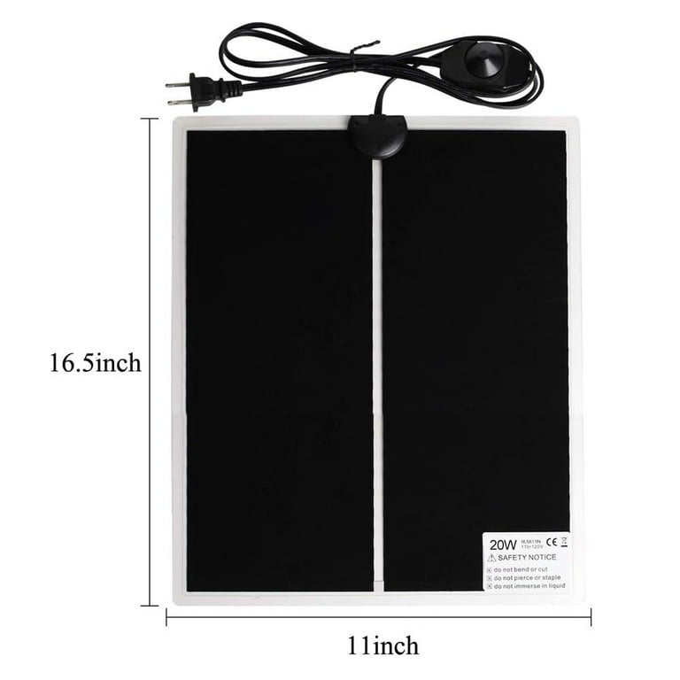 FAMKIT Reptile Heating Pad 20W with Temperature Control