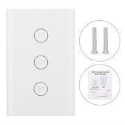 Intelligent Wifi Curtain Switch Voice Control Panel for Amazon Echo Google Home AC110-240V (US)