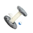 thumbnail image 1 of Greeniant Único con bolas colgantes Marco de rascador de escalada Rascado de gato con bolas colgantes para escalada de rascador Juguetes para gatos gris, 1 of 6