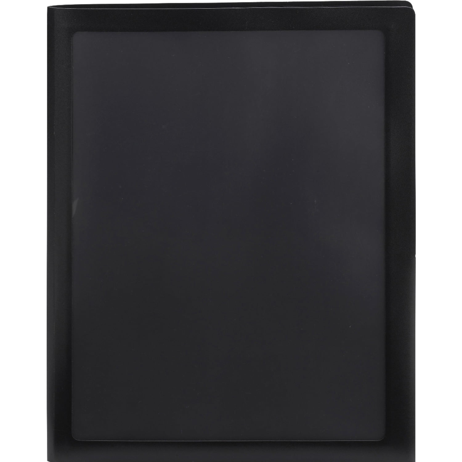 Smead, SMD87705, Frame View Poly 2-Pocket Folders, 5 / Pack, Black
